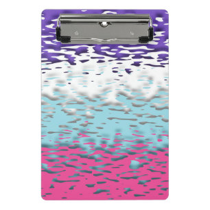 Flag für Funky Trippy Ripply Groovy Multisexual Pr Mini Klemmbrett