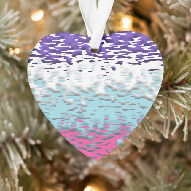 Flag für Funky Trippy Ripply Groovy Multisexual Pr Ornament (Baum)