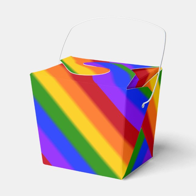 Flag für Gay Pride Geschenkschachtel (Vorderseite)
