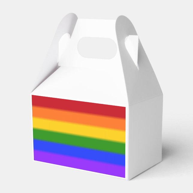 Flag für Gay Pride Geschenkschachtel (Vorderseite)
