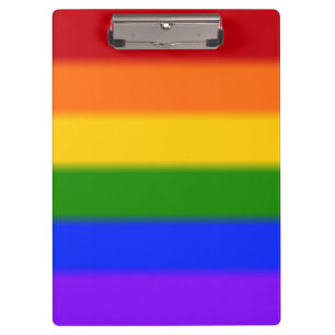 Flag für Gay Pride Klemmbrett