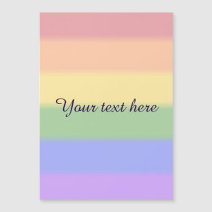 Flag für Gay Pride Magnetkarte
