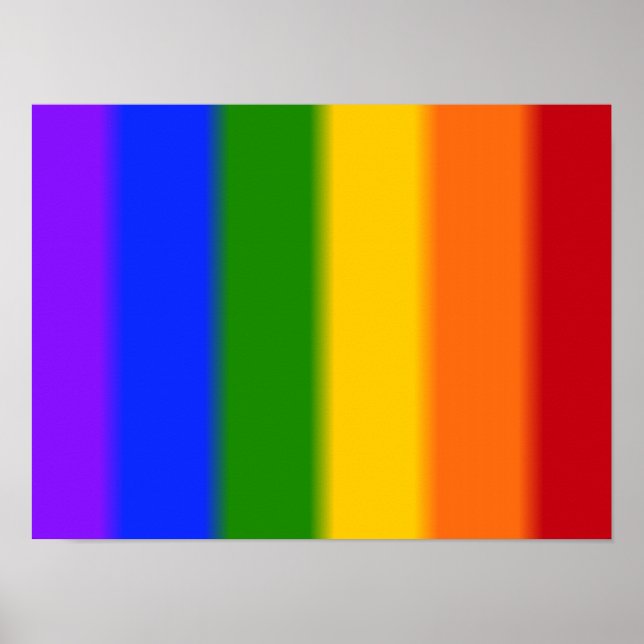 Flag für Gay Pride Poster (Vorne)