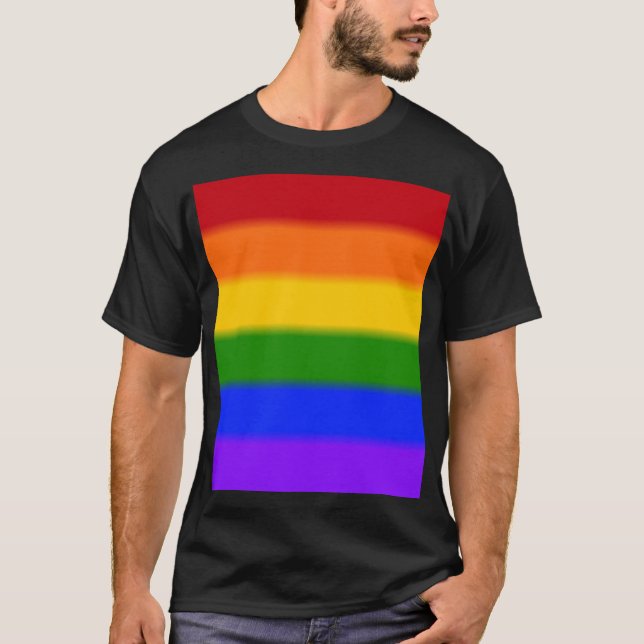 Flag für Gay Pride T-Shirt (Vorderseite)