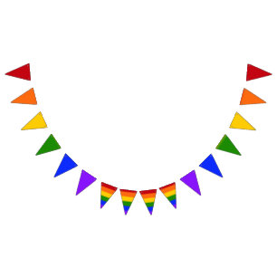 Flag für Gay Pride Wimpelkette