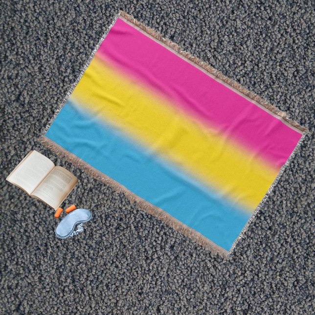 Flag für glänzende Pansexual-Stolz - farbenfrohe P Decke (Von Creator hochgeladen)
