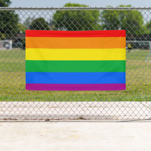 Flag für herkömmliche Gay Pride Banner