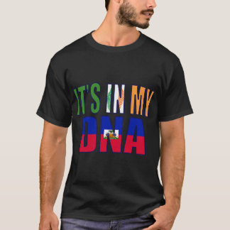Flag für irisches und haitianisches Mix-DNA-Perfek T-Shirt