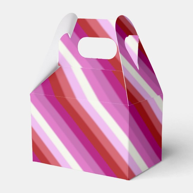 Flag für Lesben Geschenkschachtel (Vorderseite)