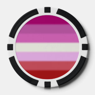Flag für Lesben Pokerchips