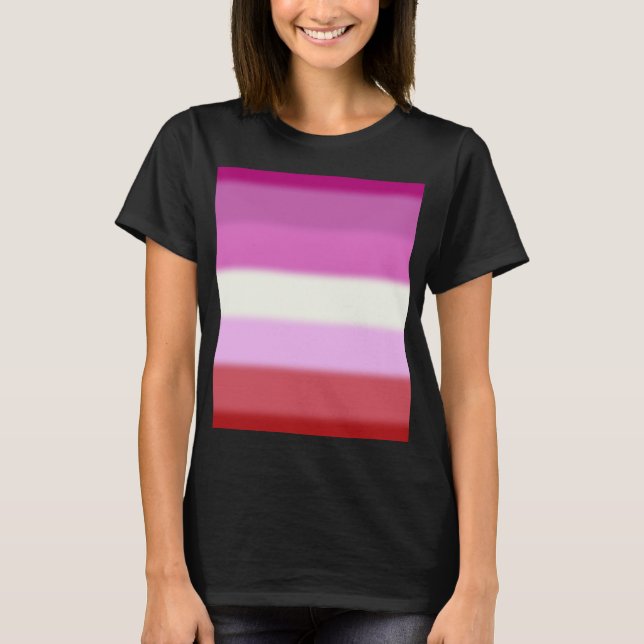 Flag für Lesben T-Shirt (Vorderseite)
