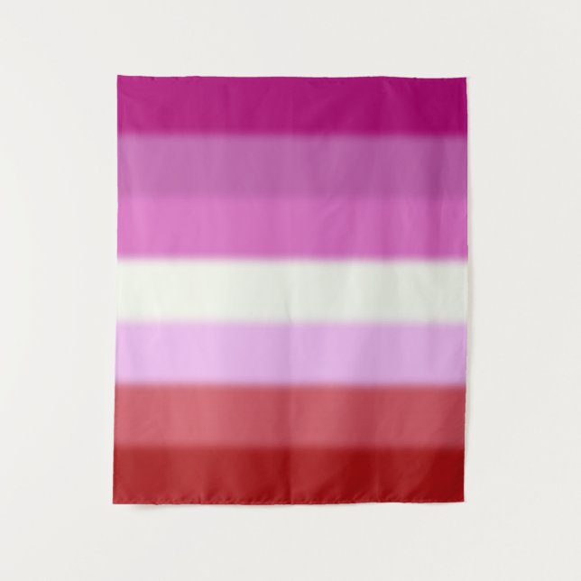 Flag für Lesben Wandteppich (Vorderseite)