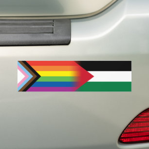 Flag für LGBT Palästina-Flagge Autoaufkleber