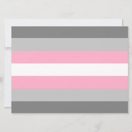 Flag für Mädchen (Demi Girl Pride) (Geschlechtside Karte