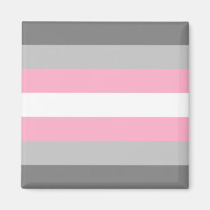 Flag für Mädchen (Demi Girl Pride) (Geschlechtside Magnet