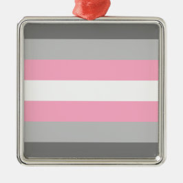 Flag für Mädchen (Demi Girl Pride) (Geschlechtside Ornament Aus Metall