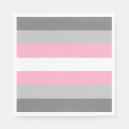 Flag für Mädchen (Demi Girl Pride) (Geschlechtside Serviette