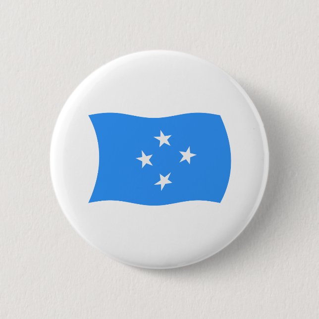 Flag für Mikronesien Button (Vorderseite)