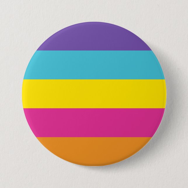 Flag für nicht binäre Geschlechter Button (Vorderseite)