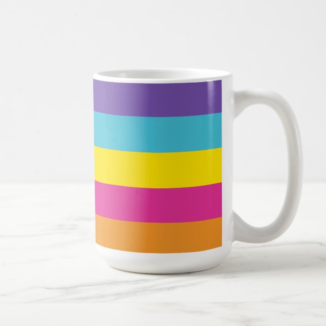 Flag für nicht binäre Geschlechter Kaffeetasse (Rechts)