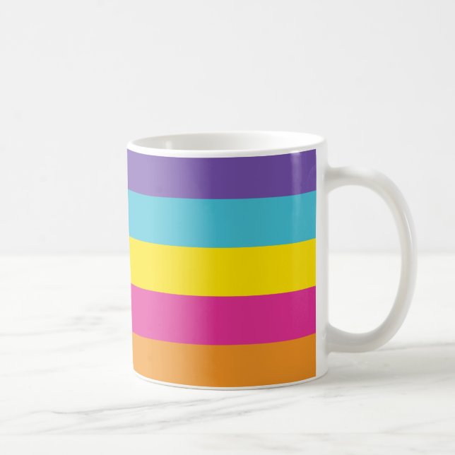 Flag für nicht binäre Geschlechter Kaffeetasse (Rechts)