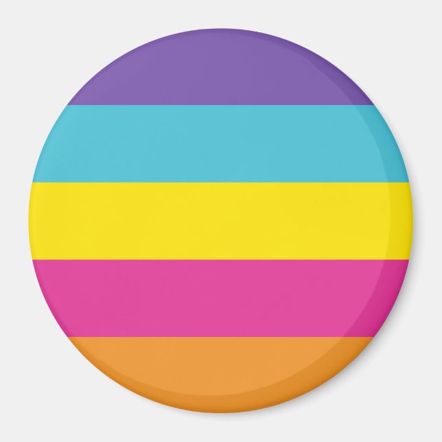 Flag für nicht binäre Geschlechter Magnet (Vorne)