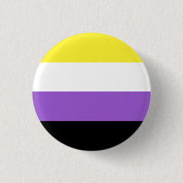 Flag für nicht binäre Pride Button