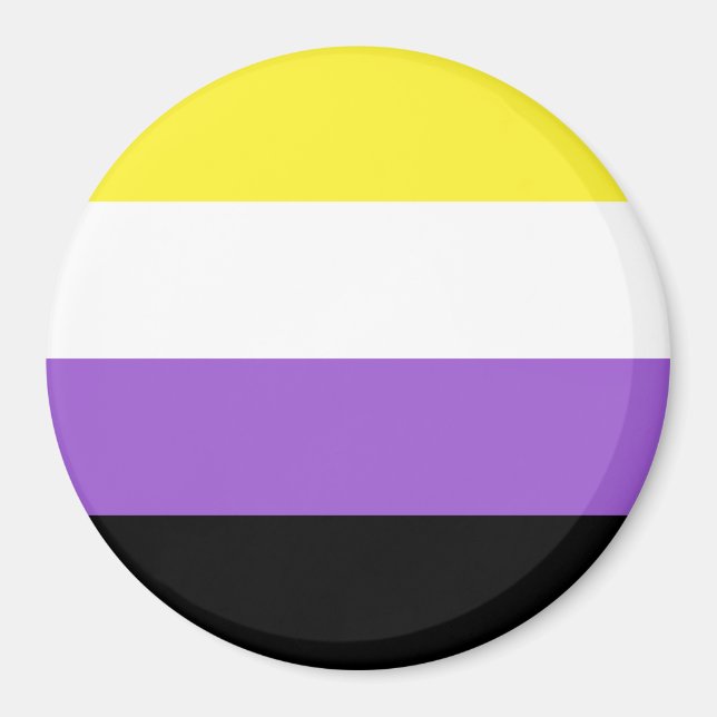 Flag für nicht binäre Prippen Magnet (Vorne)