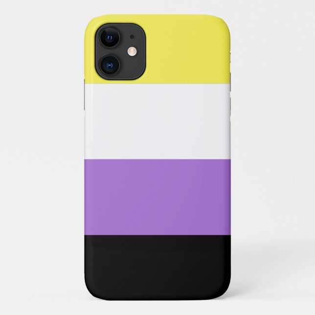 Flag für nichtbinäre Pride Case-Mate iPhone Hülle (Rückseite)