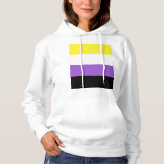 Flag für nichtbinäre Pride Hoodie