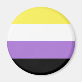 Flag für nichtbinäre Pride Magnet