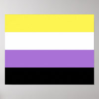Flag für nichtbinäre Pride