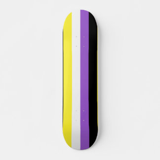 Flag für nichtbinäre Pride Skateboard