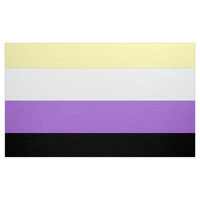 Flag für nichtbinäre Pride Stoff (Yard (91,4 cm))