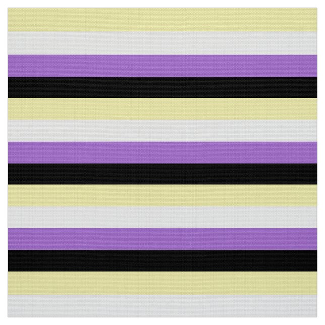Flag für nichtbinäre Pride Stoff (Muster)