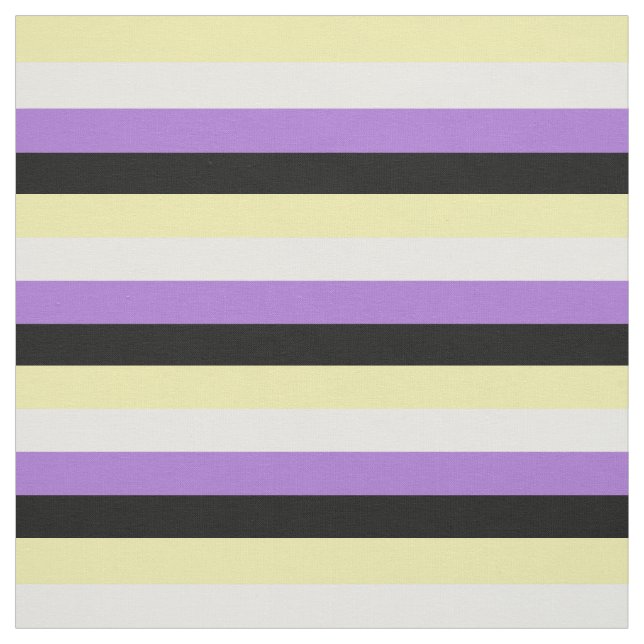 Flag für nichtbinäre Pride Stoff (Muster)