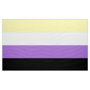 Flag für nichtbinäre Pride Stoff