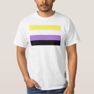 Flag für nichtbinäre Pride T-Shirt