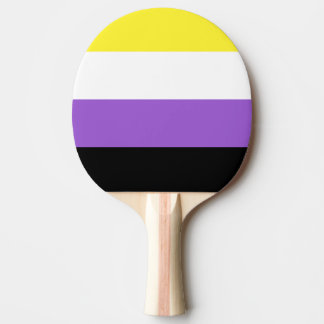Flag für nichtbinäre Pride Tischtennis Schläger