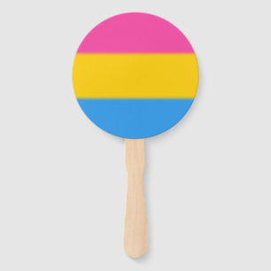 Flag für Pansexual Pride Fächer