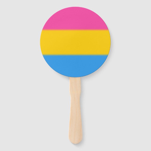 Flag für Pansexual Pride Fächer (Vorderseite)