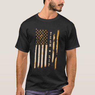 Flag für Vintage Teamrippe T-Shirt