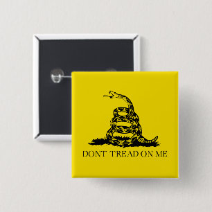 Flag Gadsden Rattlesnake: Revolutionärer Krieg 177 Button