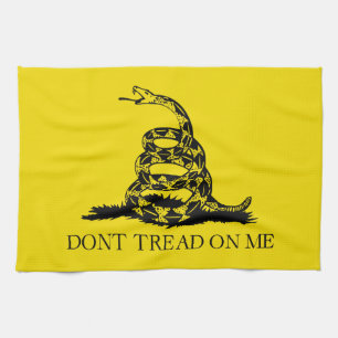 Flag Gadsden Rattlesnake: Revolutionärer Krieg 177 Geschirrtuch