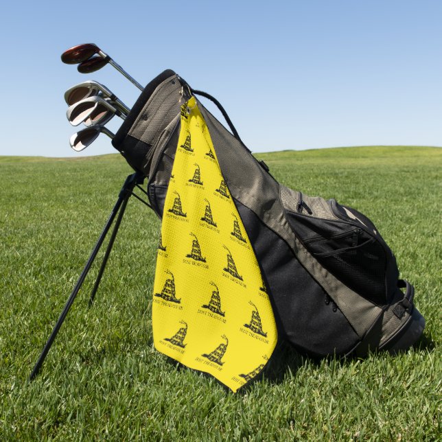 Flag Gadsden Rattlesnake: Revolutionärer Krieg 177 Golfhandtuch (Gras)