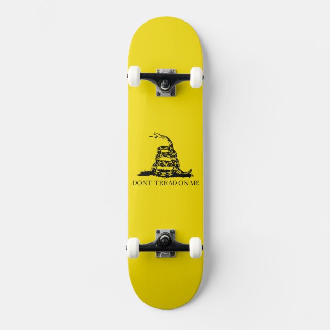 Flag Gadsden Rattlesnake: Revolutionärer Krieg 177 Skateboard (Vorderseite)