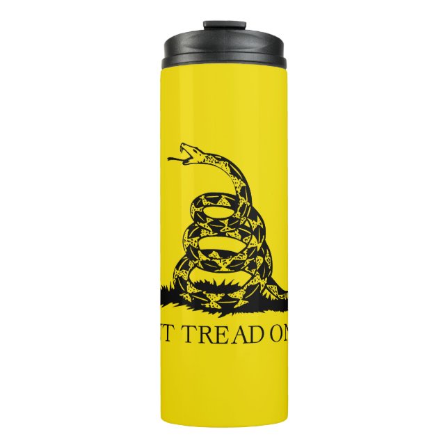 Flag Gadsden Rattlesnake: Revolutionärer Krieg 177 Thermosbecher (Vorderseite)