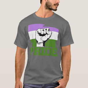 Flag Genderqueer Flag LGBTQ Queer Preis für den Mo T-Shirt