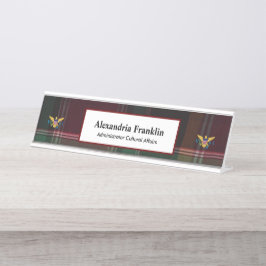 Flag-Geschäftsstelle Madras für die Jungfrau Schreibtischnamensplakette