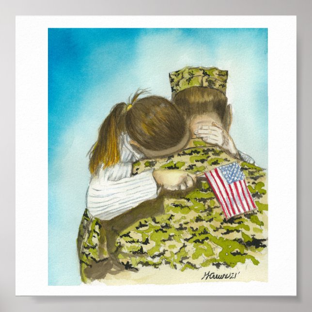 Flag Girl Poster (Vorne)